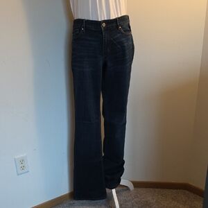 White House Black Market Dark Boot Leg Jeans